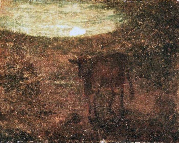 Albert Pinkham Ryder Moonrise Norge oil painting art